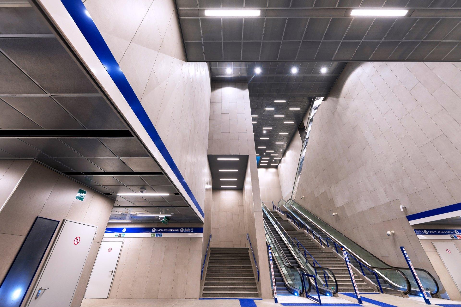 Stazione Vetra, Metro M4 Milano, Italia 