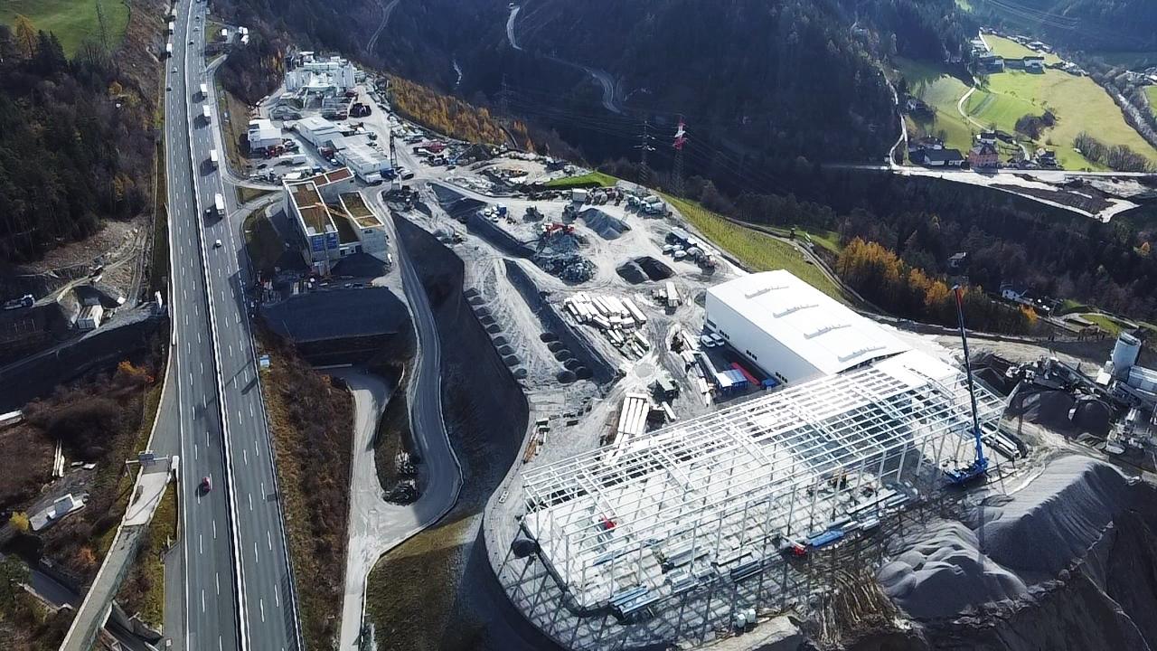 otto H41 Gola del Sill-Pfons, Galleria di Base del Brennero