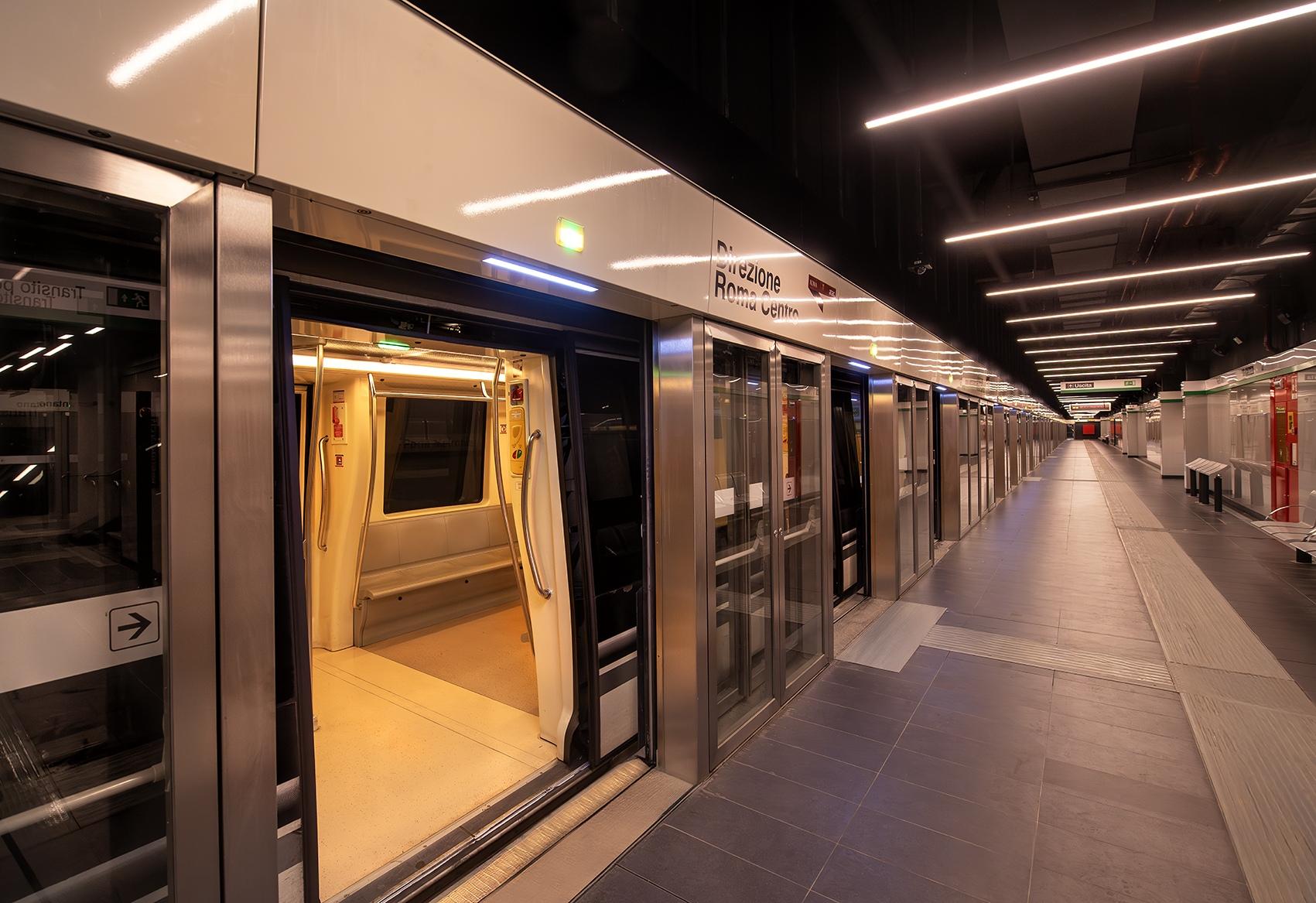 Metropolitana di Roma Linea C, Stazione Porta Metronia, Credits Metro C - Webuild