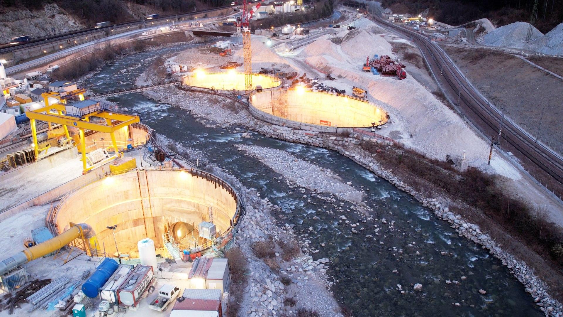 Galleria di Base del Brennero - Sottoattraversamento fiume Isarco