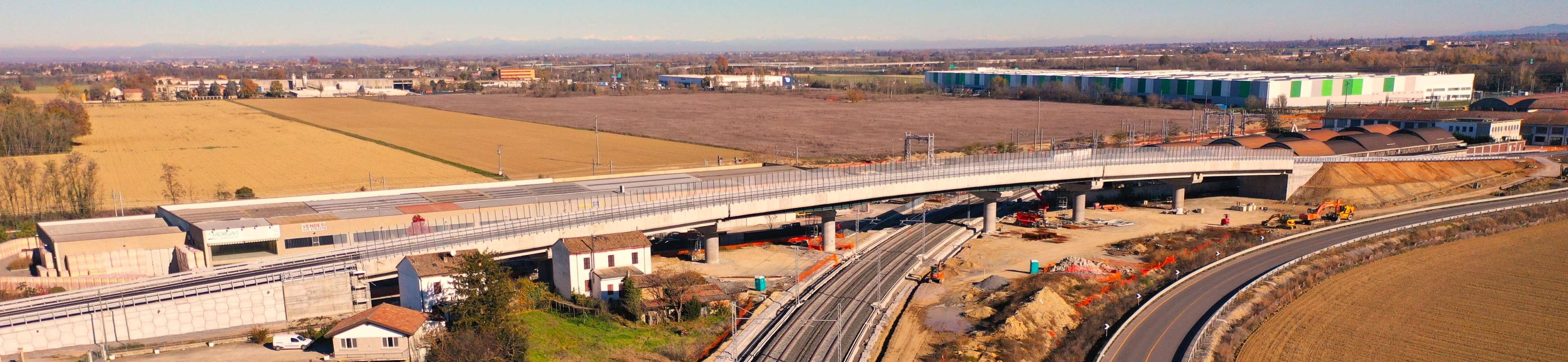 Terzo Valico - cavalcaferrovia sulla Statale Tortona-Alessandria